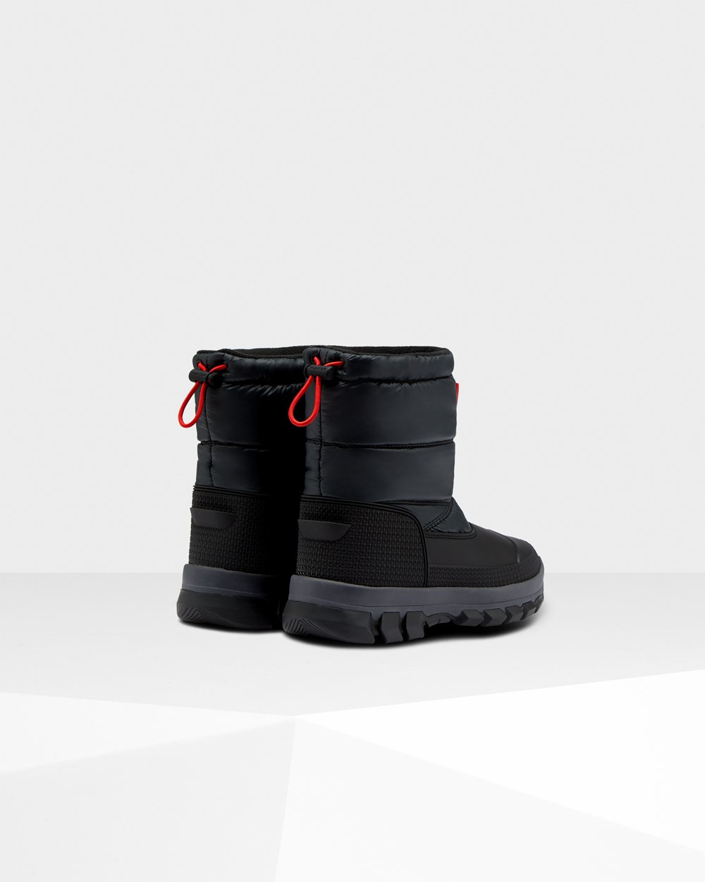 Botas de Nieve Hunter Mujer - Original Insulated Short - Negros - YVCHBTO-70